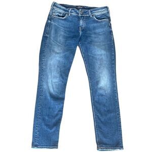 Silver Jeans Suki Skinny Ankle Slim Blue Jeans W30/L27